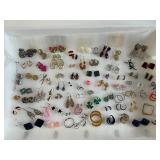 Earrings Galore!!  65 + pairs!!