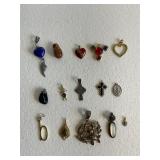 Lot of 15 Vintage Pendants