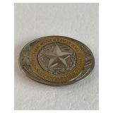 State of Texas 1986 Sesquicentennial Belt Buckle