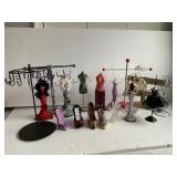 Jewelry Stands Necklace & Ring Holders 18 pcs