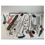 Large Lot of Necklaces & More 30+ pcs