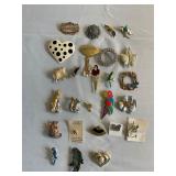 Lot of 26 Vintage Jewelry Pins