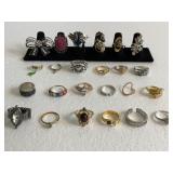Lot of 24 Rings