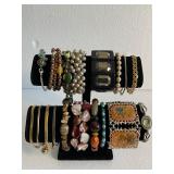 Lot of 18 Vintage Bracelets