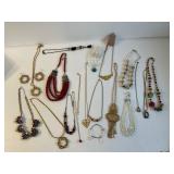 Lot of 22 Pieces of Necklaces Bracelets & Earrings
