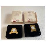 Pair of Chass Miniature Clocks