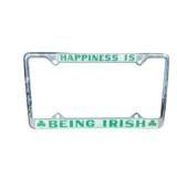 Happiness is Being Irish License Plate Cover