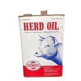 Sohio Herd Oil One Gallon Can