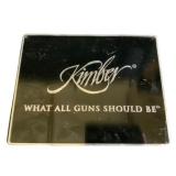 Kimber Guns Embossed Metal Sign