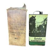 Eureka Standard Oil Harness Oil w/ Original Box