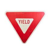 4ft Yield Metal Sign