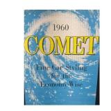 Comet Advertising Wooden Poster