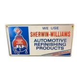 Sherwin-Williams Embossed Metal Sign