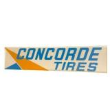 Concorde Tires Metal Sign