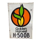Golden Harvest Painted Metal Sign