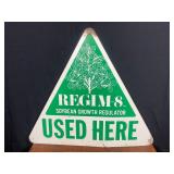 Regim-8 Painted Metal Sign