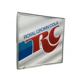 Royal Crown Cola Embossed Metal Sign