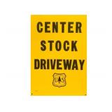 US Forest Service Center Stock Driveway Sign NOS