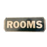 Rooms Metal Smaltz Sign