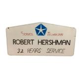 Chrysler Service Technician Metal Sign