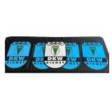 Lot of 5 Auto House Embossed Metal Signs