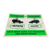 Caterpillar Advertising Poster