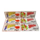 Lot of 6 Shrine Circus License Plates