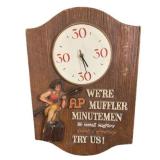 AP Muffler Minutemen Clock
