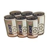 Pabst Light Six Pack Metal Sign