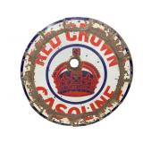 Red Crown Gasoline Porcelain Sign