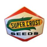 Large Super Crost Seeds Masonite Sign