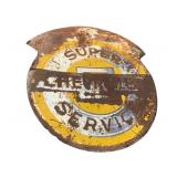 Chevrolet Super Service Metal Sign