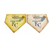 Lot of 2 Evan Williams Kansas City Metal Signs