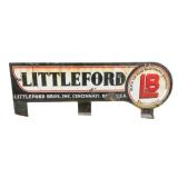Littleford Bros Black Top Road Maintenance Sign