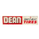 Dean Saf-T-Bilt Tires Double Sided Metal Sign