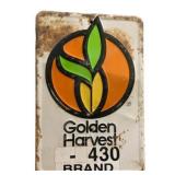 Golden Harvest Metal Sign