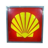 Shell Light Up Sign in Metal Can