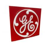 GE Embossed Sign