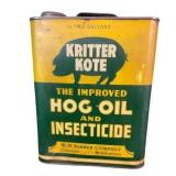 Kritter Kote Hog Oil and Pesticide Two Gallon Can