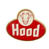 Hood Embossed Metal Sign