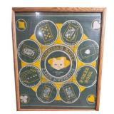 Michigan Kitty Framed Tapestry