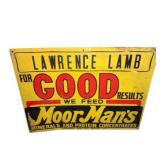 MoorManï¿½s Feed Painted Metal Sign