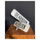 Street Signs Dearborn & Washburn St.