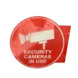 Security Cameras Metal Double Sided Sign