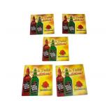 Lot of 5 Wild Irish Rose Wine Embossed Metal Signs