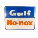 Gulf No-nox Porcelain Pump Plate
