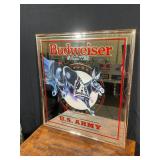 Budweiser Salutes U.S. Army Beer Mirror