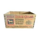 White Horse Cellar Wooden Crate