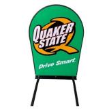 Quaker State Doubled Sided Sidewalk Sign