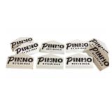 Lot of 9 Pinno Building Metal Signs